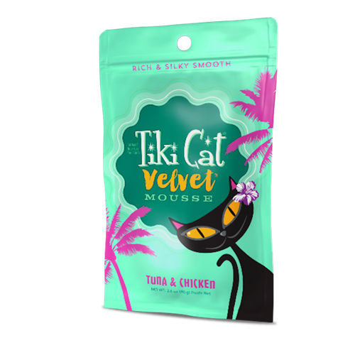 Tiki Cat Velvet Mousse Tuna & Chicken Pouch Cat Food
