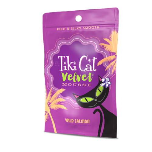 Tiki Cat Velvet Mousse Wild Salmon Pouch Cat Food