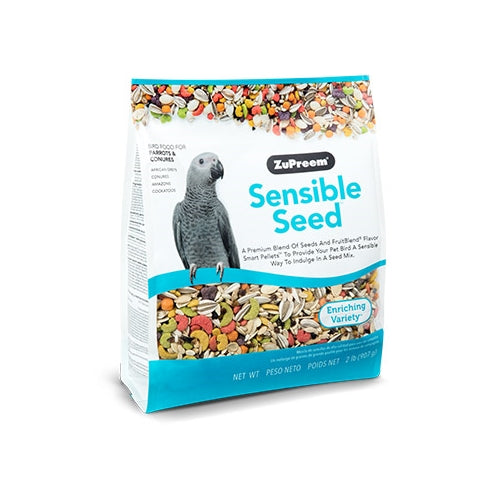 ZuPreem Sensible Seed Bird Food for Parrots & Conures (Medium to Large Birds)