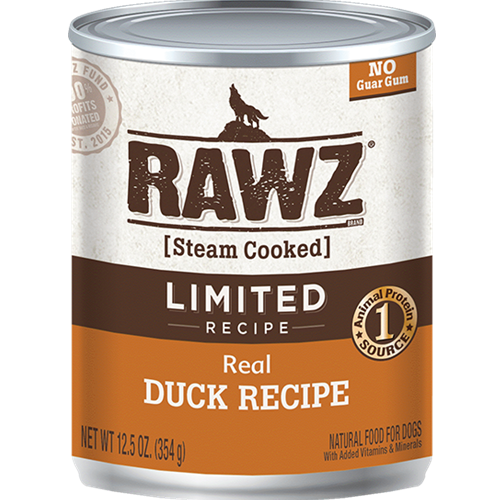 RAWZ Limited Ingredient Real Duck Recipe Canned Food for Dogs