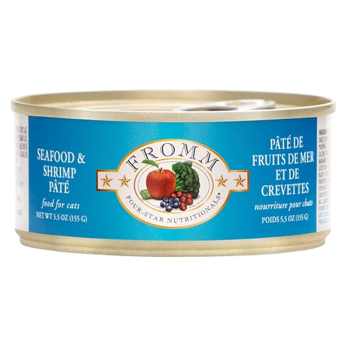 Fromm Four-Star Nutritionals Seafood & Shrimp Paté Food for Cats
