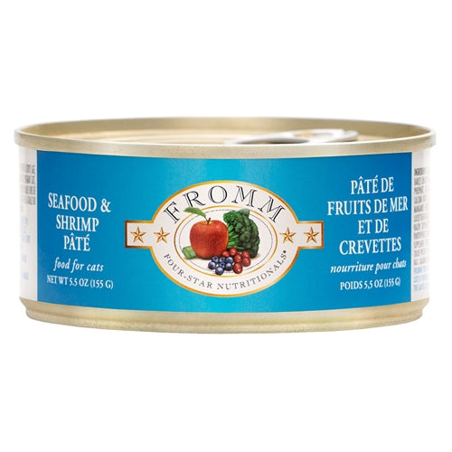 Fromm Four-Star Seafood & Shrimp Paté Food for Cats