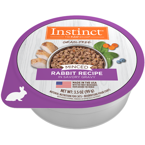 Nature's Variety Instinct Minced Rabbit Recipe Canned Cat Food