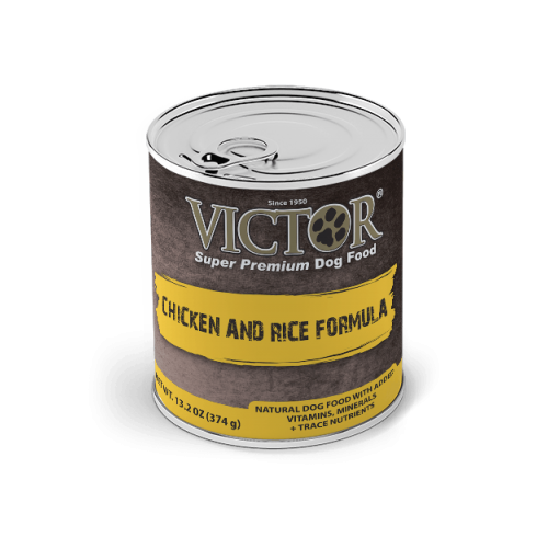 Victor Chicken and Rice Pate Canned Dog Food