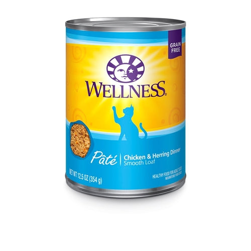 Wellness Chicken & Herring Cat Cans