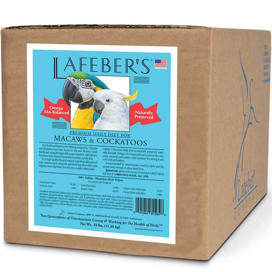 Lafeber's Premium Daily Pellets for Macaws and Cockatoos Bird Food