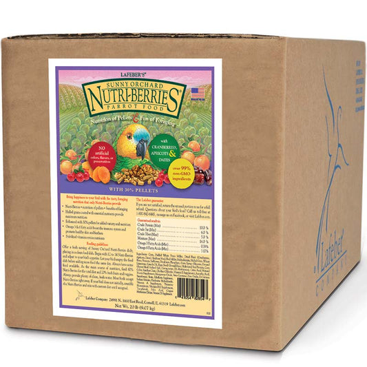 Lafeber's Sunny Orchard Nutri-Berries for Parrots Bird Food