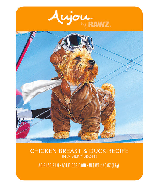 RAWZ Aujou Chicken Breast & Duck Wet Dog Food