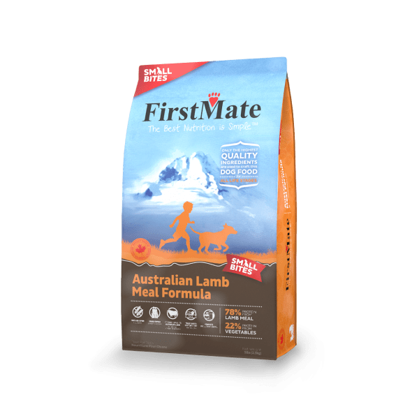 FirstMate Grain Free Limited Ingredient Diet Australian Lamb Meal Formula Small Bites Dog Food