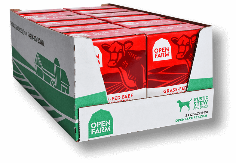 OPEN FARM Grain-Free Grass-Fed Beef Stew Rustic Blend for Dogs