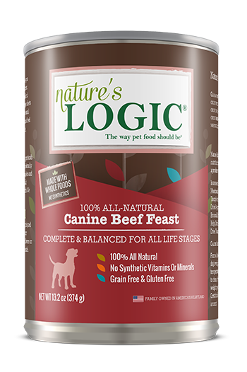 Nature's Logic Beef Feast Canned Food for Dogs