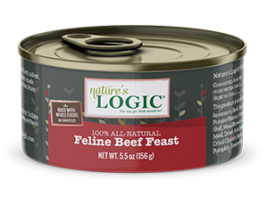 Nature's Logic Beef Feast Canned Food for Cats
