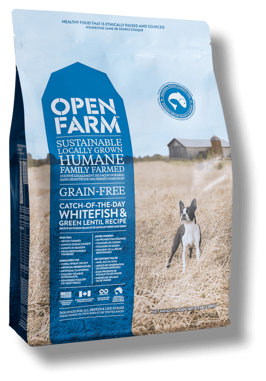 OPEN FARM Grain-Free Catch-Of-The-Season Whitefish & Green Lentil Recipe for Dogs