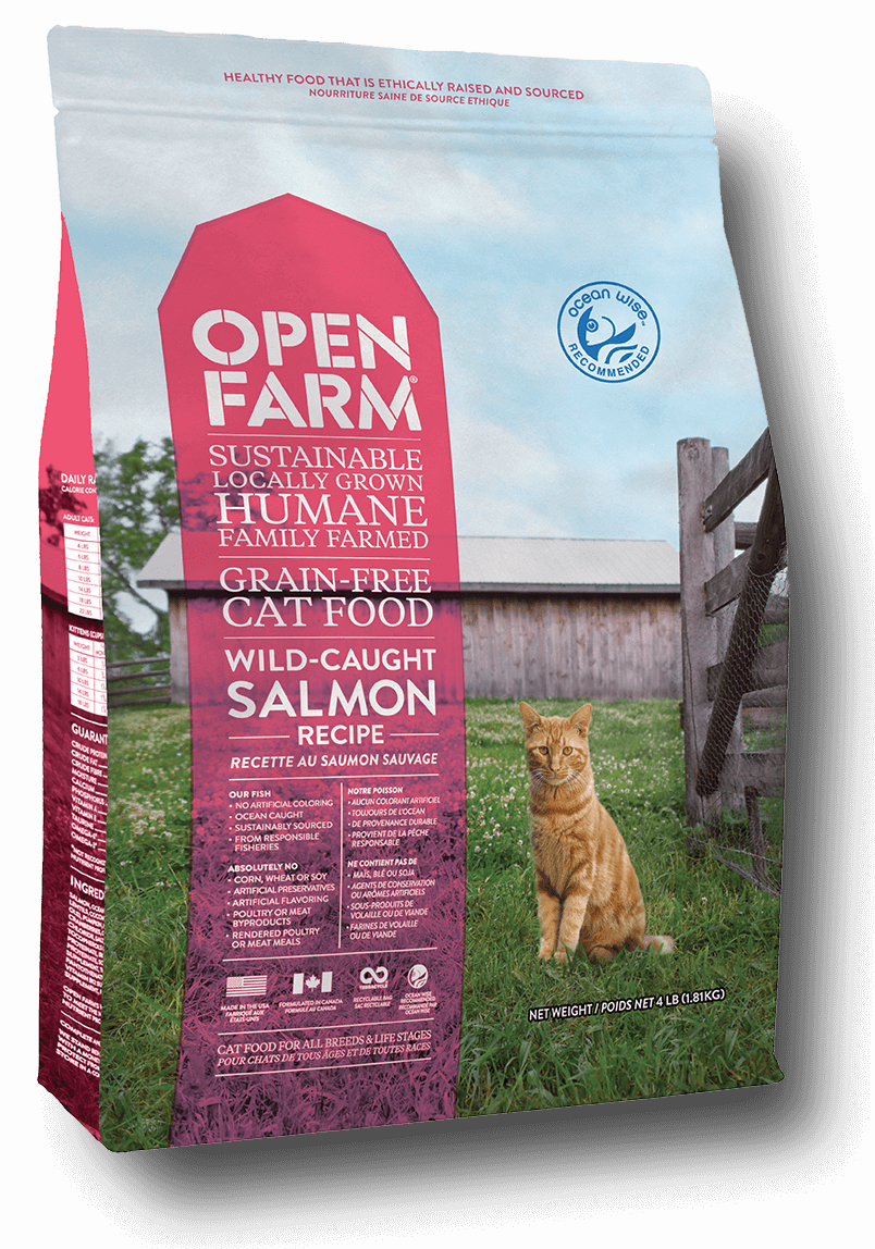 OPEN FARM Grain-Free Wild Caught Salmon Recipe for Cats