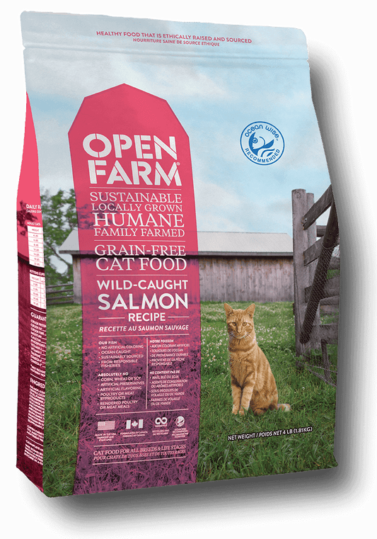 OPEN FARM Grain-Free Wild Caught Salmon Recipe for Cats