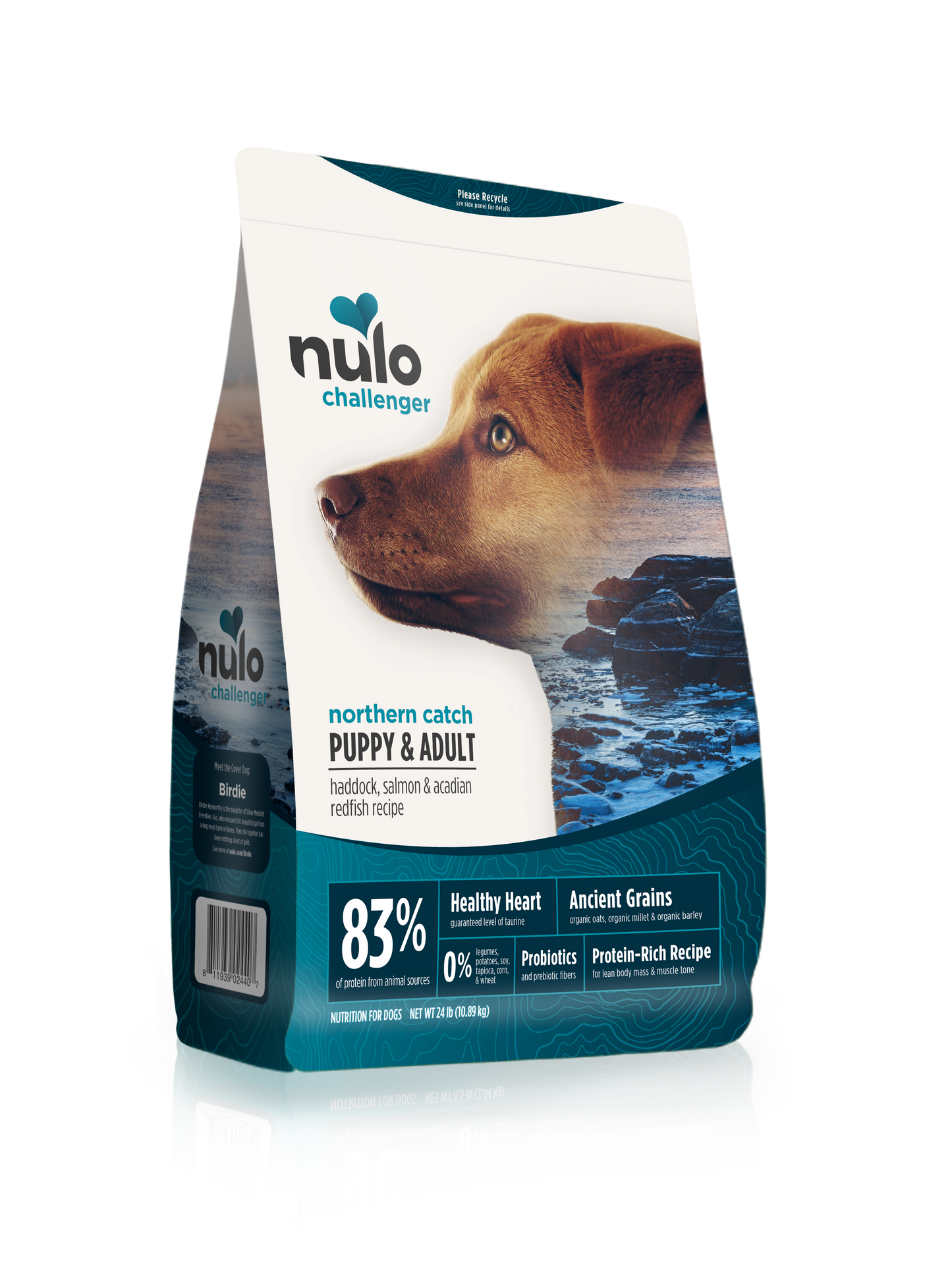 Nulo Challenger Northern Catch Puppy & Adult Haddock, Salmon, and Redfish Dry Dog Food