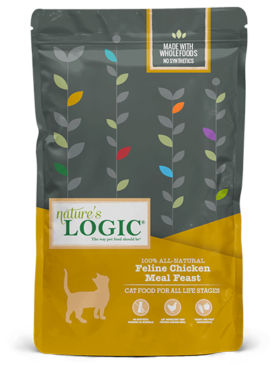 Nature's Logic Chicken Meal Feast Dry Food for Cats