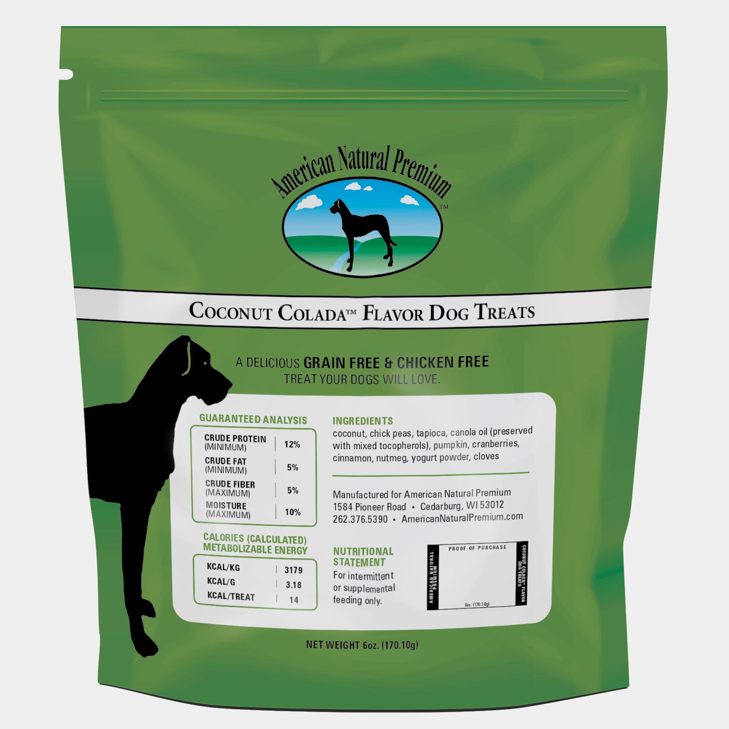American Natural Premium Grain Free Coconut Colada Dog Treats