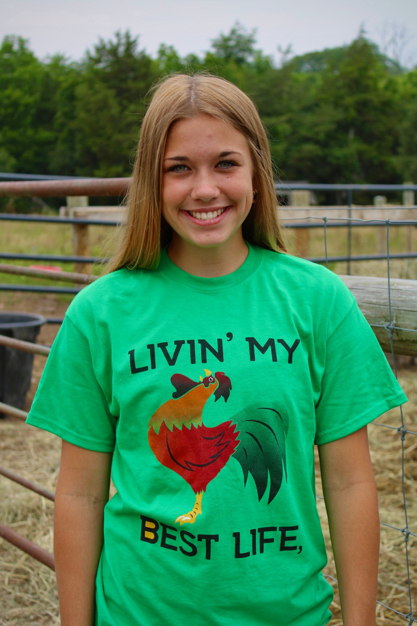 Livin’ My Best Life Irish Green T-Shirt