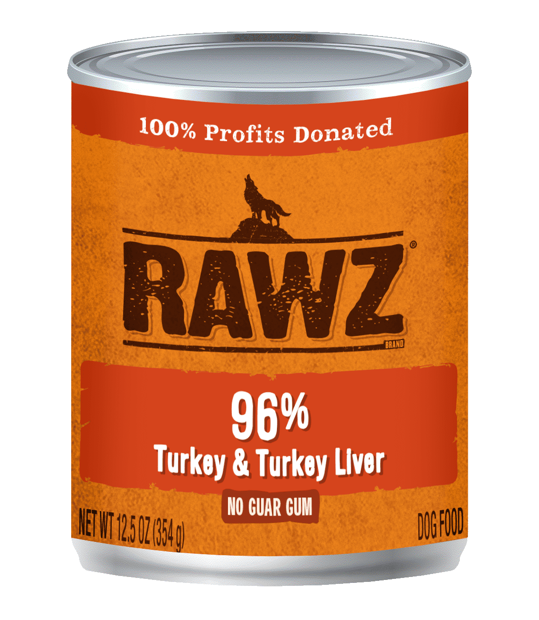 RAWZ 96% Turkey & Turkey Liver Pâté Canned Dog Food