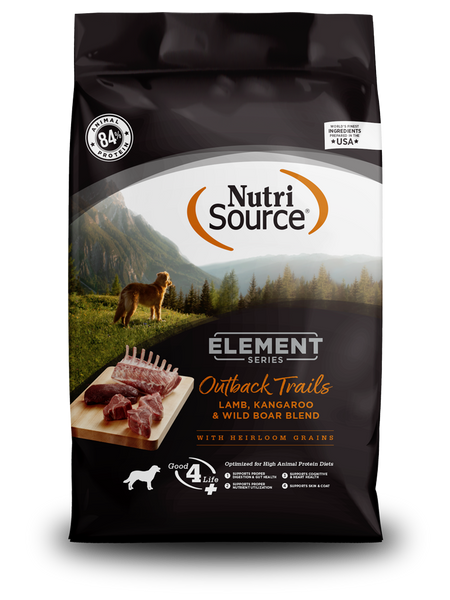 Nutrisource Element Series Outback Trails Blend Dry Dog Food – Hearty Pet