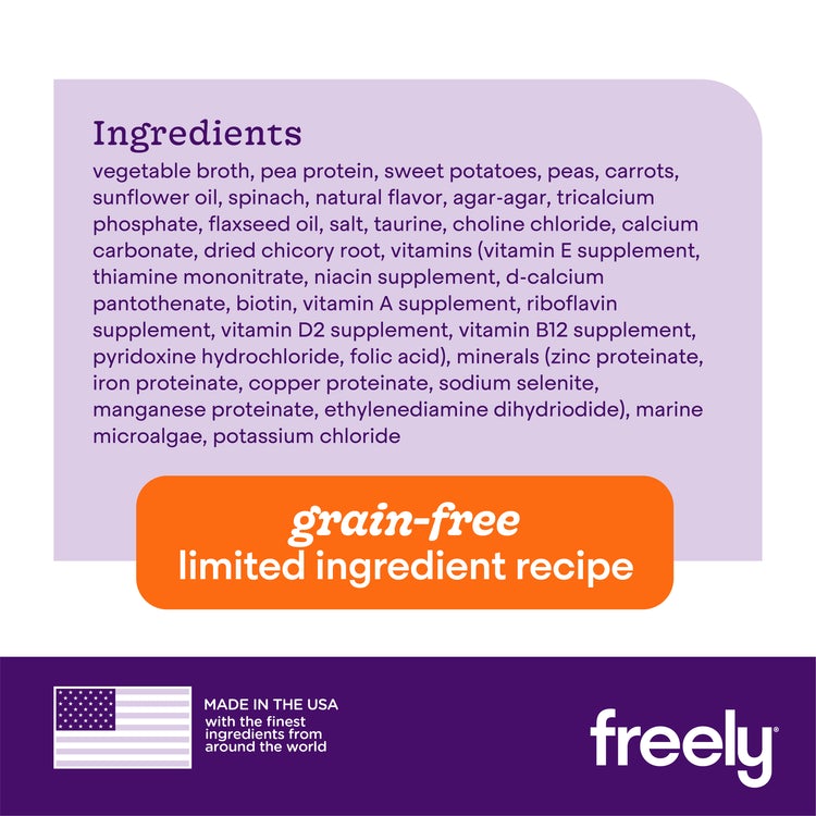 Freely Vegetarian Recipe for Adult Dogs Wet Food