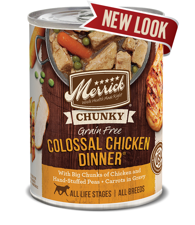 Merrick Chunky Colossal Chicken Can Dog Food