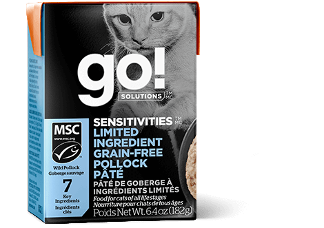 Go! Sensitivities Limited Ingredient Grain Free Pollock Pâté for cats 