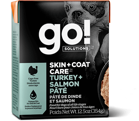 Go! Skin + Coat Care Turkey + Salmon Pâté for dogs