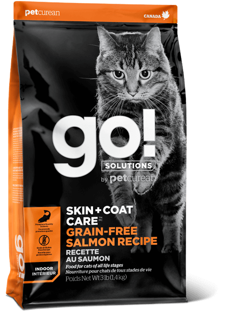 Go! Solutions Skin + Coat Care Grain Free Salmon Recipe for Cats