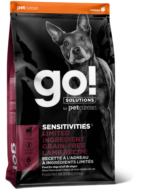 Go! Sensitivities Limited Ingredient Grain Free Lamb recipe for dogs
