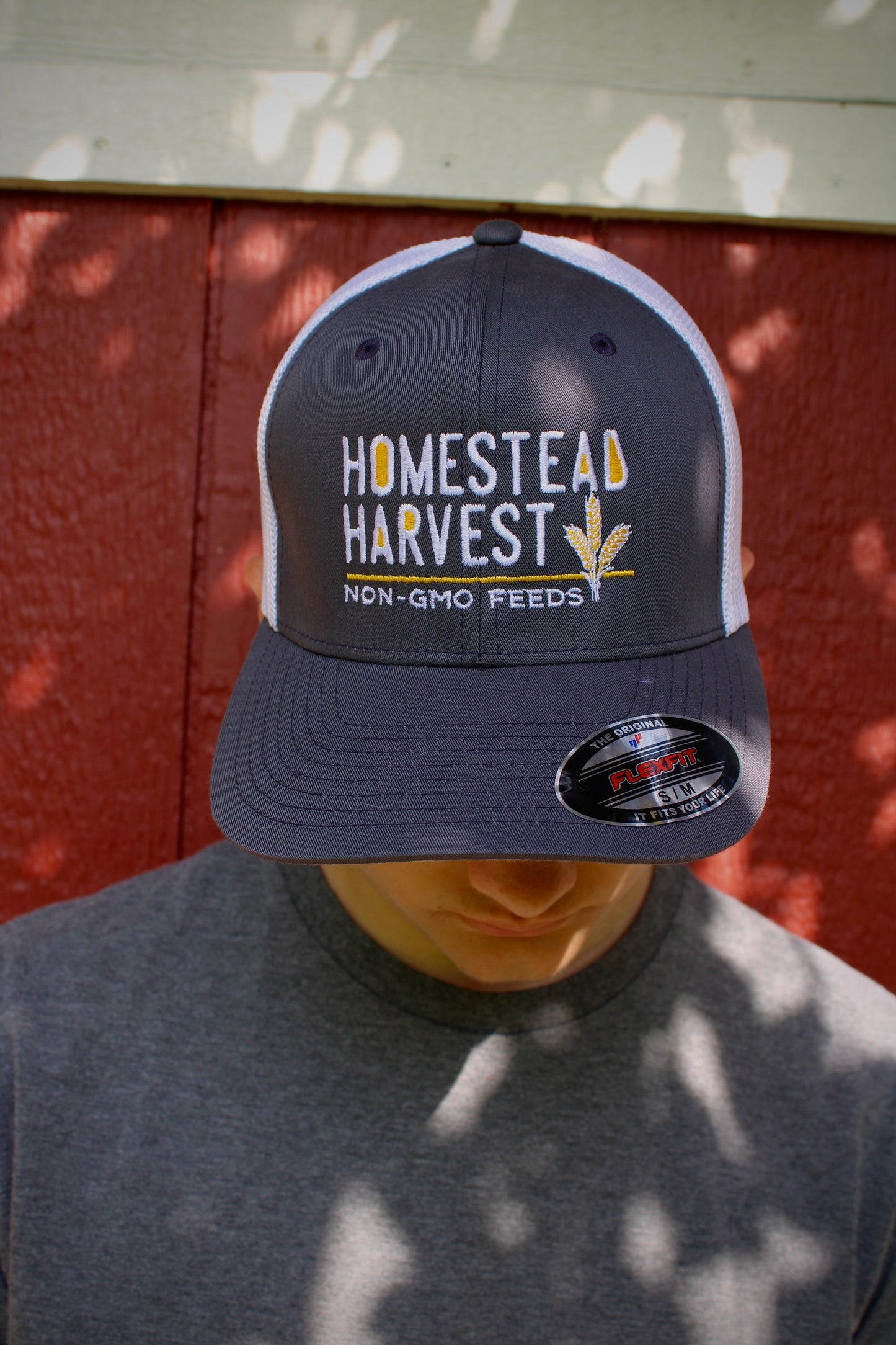 Grey & White Homestead Harvest Hat