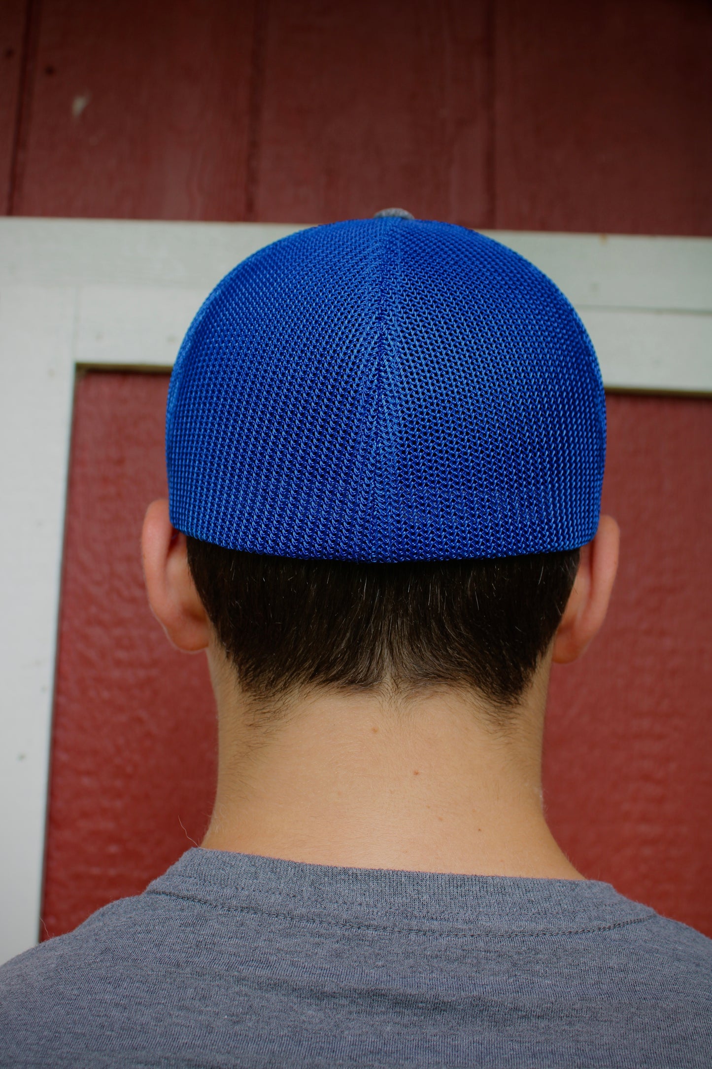 Royal Blue & Gray Homestead Harvest Hat