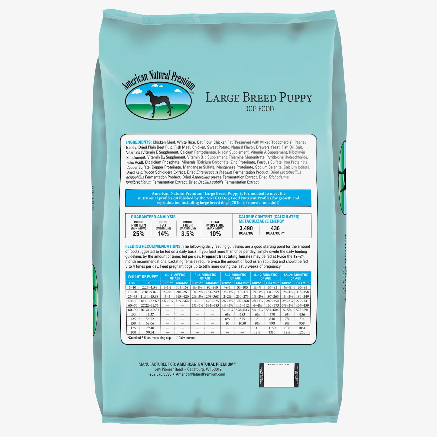 American Natural Premium Large Breed Puppy Recipe Dog Food