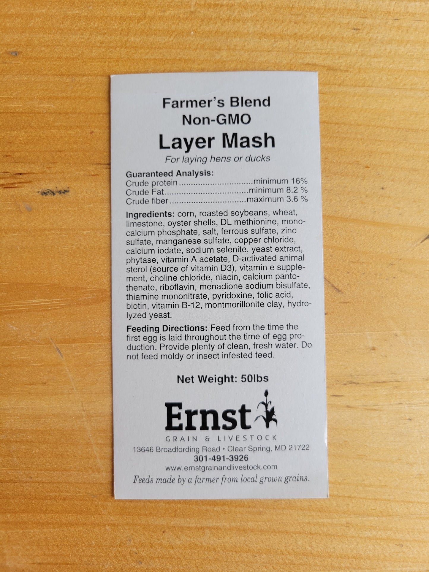 Farmer’s Blend Non-GMO Layer Mash