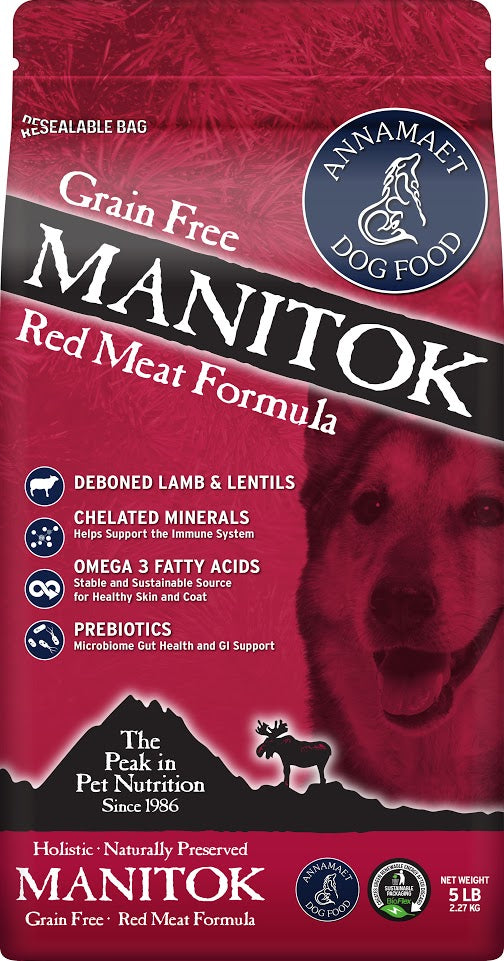 Annamaet Grain Free Manitok Red Meat Formula Dry Dog Food