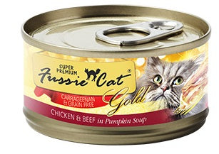 Fussie Cat Gold Super Premium Chicken & Beef Canned Cat Food