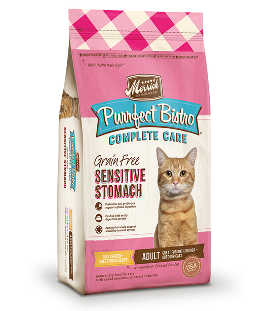 Merrick Purrfect Bistro Complete Care Sensitive Stomach Recipe Dry Cat Food