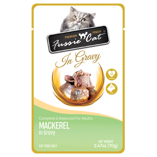 Fussie Cat Mackerel in Gravy For Cats