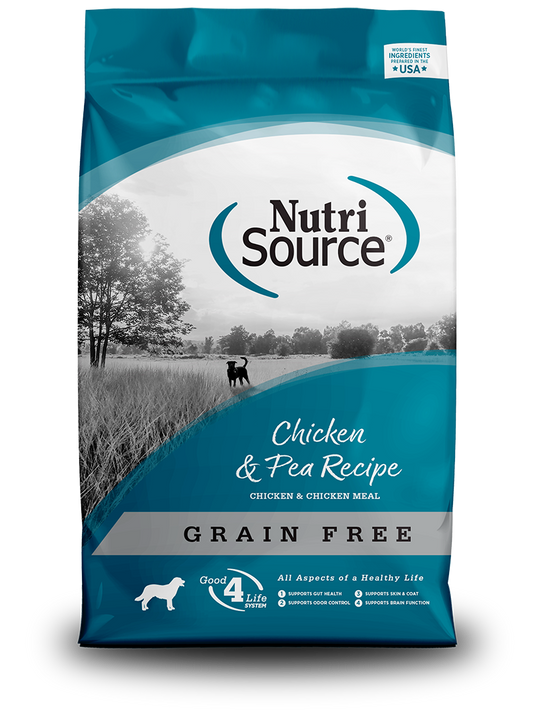 Nutrisource Grain Free Chicken and Pea Dry Dog Formula