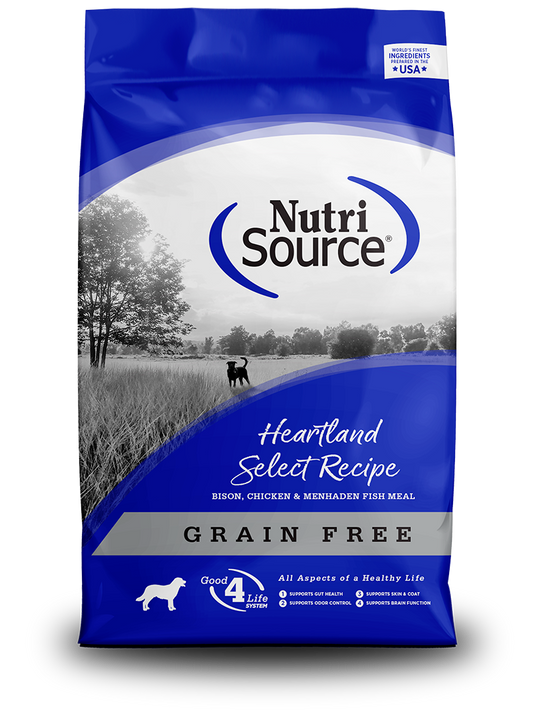 Nutrisource Grain Free Heartland Select Dry Dog Food