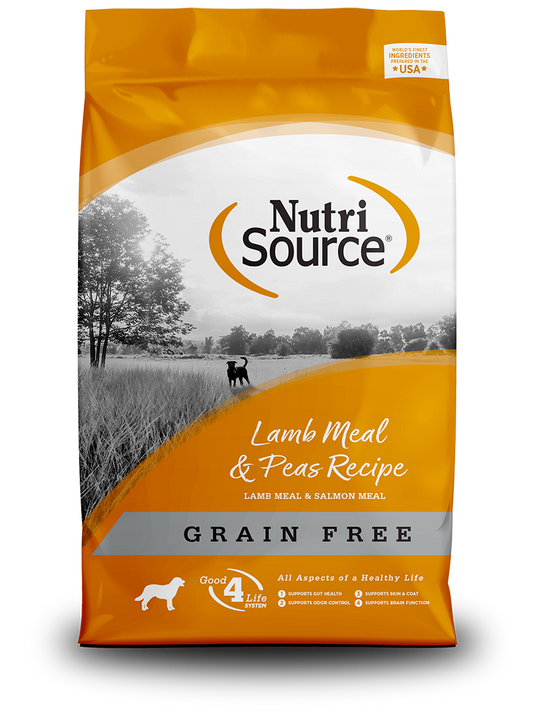 Nutrisource Grain Free Lamb Meal and Pea Dry Dog Food