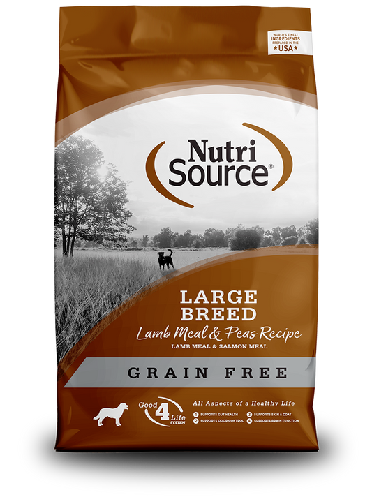 Nutrisource Grain Free Large Breed Lamb Meal Dry Dog Food