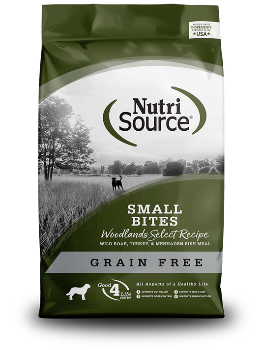 Nutrisource Grain Free Small Bites Woodlands Select Formula