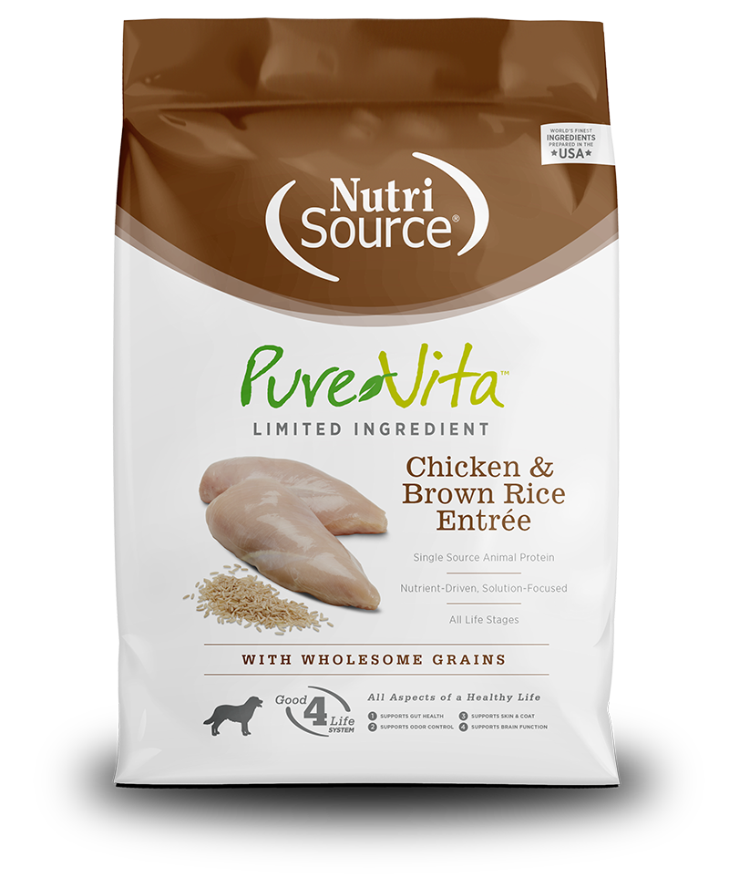 PureVita Chicken & Brown Rice Dry Dog Food