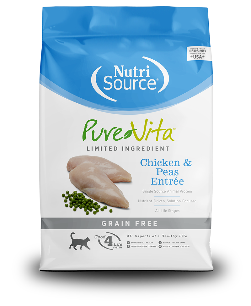 PureVita Grain Free Chicken and Peas Dry Cat Food