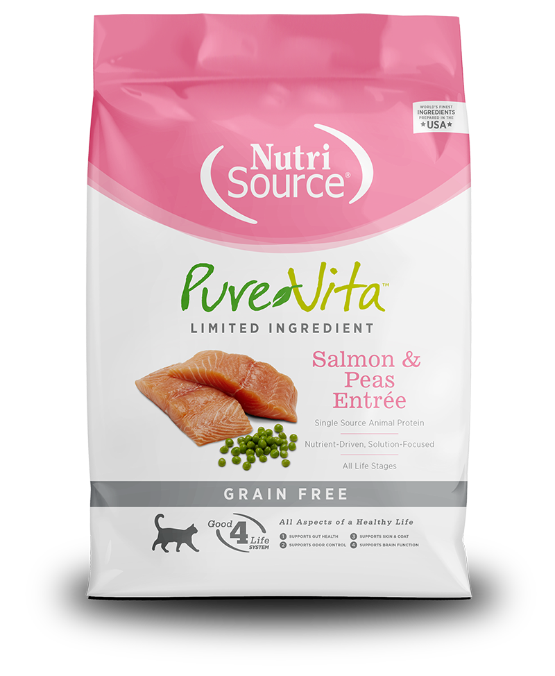 PureVita Grain Free Salmon and Peas Dry Cat Food