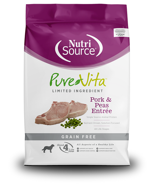 PureVita Grain Free Pork & Peas Dry Dog Food