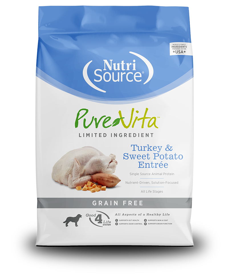 PureVita Grain Free Turkey and Sweet Potato Dry Dog Food