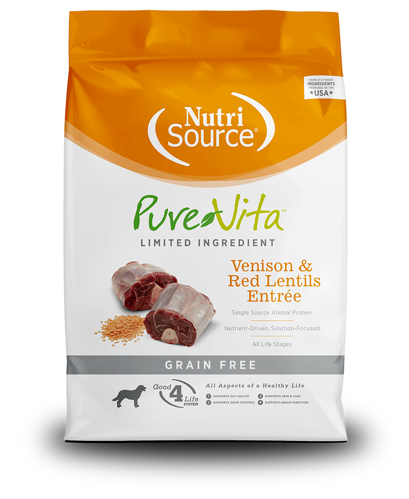 PureVita Grain Free Venison & Red Lentils Dry Dog Food